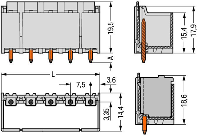 2092-3404 WAGO PCB Connection Systems Image 2