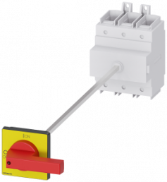 Emergency stop load-break switch, Rotary actuator, 3 pole, 160 A, 690 V, (W x H x D) 112 x 169 x 94 mm, front mounting, 3LD2318-0TK13