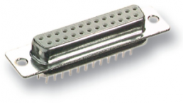 D-Sub socket, 37 pole, equipped, straight, solder pin, 28712.1