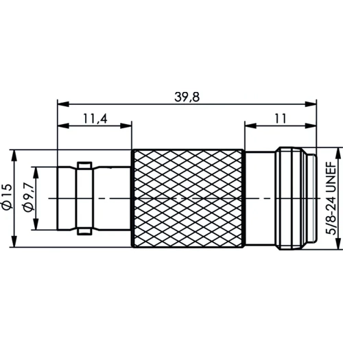 100123592 Telegärtner Coaxial Adapters Image 2