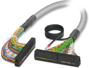 Connecting line, 1.5 m, IDC/FLK socket connector angled to IDC/FLK socket connector angled, 0.129 mm², AWG 26, 2299110