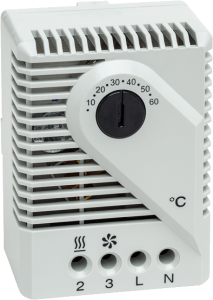 Thermostat, NO/NC 5-60 °C, (L x W x H) 50 x 38 x 67 mm, 01170.0-00