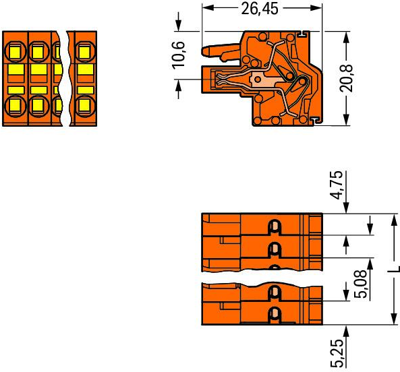 231-2303/026-000 WAGO PCB Connection Systems Image 2