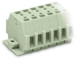 2-wire terminal block Ex e II, 10 pole, pitch 7 mm, 0.5-4.0 mm², AWG 20-12, straight, 23 A, 550 V, spring-cage connection, 262-190
