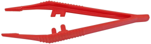 Plastic tweezers, insulated, plastic, 130 mm, 05-0030