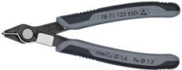 ESD precision pliers, 125 mm, 57 g, cut capacity (1.6/1.2 mm/–/–), 78 71 125 ESD