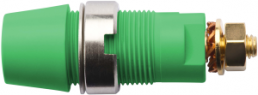 4 mm socket, screw connection, mounting Ø 12.2 mm, CAT III, green, SAB 6922 AU / GN