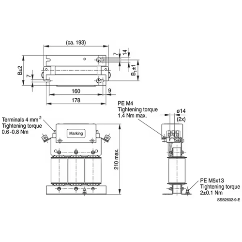 B84143V0011R227 TDK (EPCOS) Interference suppression filter Image 2