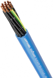 PVC control line ÖLFLEX EB 12 x 1.0 mm², unshielded, blue