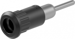 4 mm socket, round plug connection, mounting Ø 8.2 mm, black, 64.3011-21