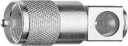 UHF plug 50 Ω, solder connection, straight, 100024339