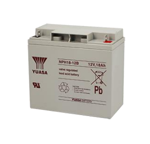 Lead-battery, 12 V, 5 Ah, 90 x 70 x 105.5 mm, faston plug 6.35 mm