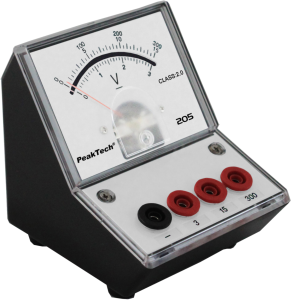 Analogue voltmeter, Bench-top measuring device