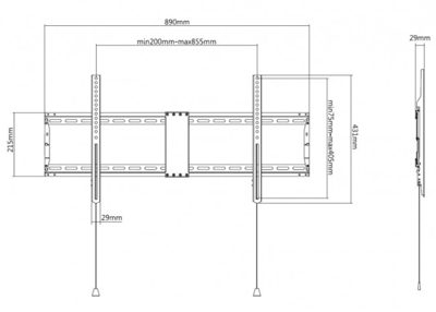 ICA-PLB-948F EFB-Elektronik Monitor mount Image 2
