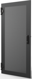 Varistar CP Steel Door, Perforated With 3-PointLocking, RAL 7021, 24 U, 1200H, 600W