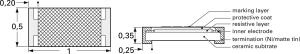 Resistor, thick film, SMD 0402 (1005), 220 mΩ, 0.063 W, ±1 %, RL0402FR-070R22L