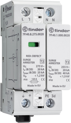 7P.42.8.275.1020 Finder Overvoltage Protection