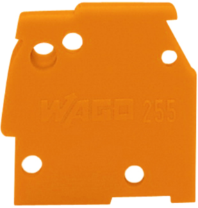 End plate for feed through terminal, 255-600