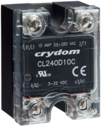 Solid state relay, 24-280 VAC, zero voltage switching, 3-32 VDC, 10 A, PCB mounting, CL240D10C