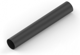 Heatshrink tubing, 3:1, (1/0.5 mm), polyolefine, cross-linked, black