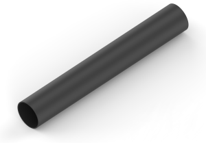 Heatshrink tubing, 3:1, (1/0.5 mm), polyolefine, cross-linked, black