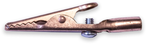 Alligator clip, max. 7.9 mm, L 58 mm, screw connection, BU-60CS