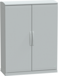 Control cabinet, (H x W x D) 1250 x 1000 x 420 mm, IP44, polyester, light gray, NSYPLAZT12104G