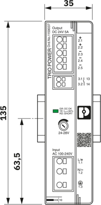 1159037 Phoenix Contact DIN Rail Power Supplies Image 2