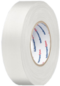 Fabric tape, 19 x 0.31 mm, cotton, white, 50 m, 712-00505