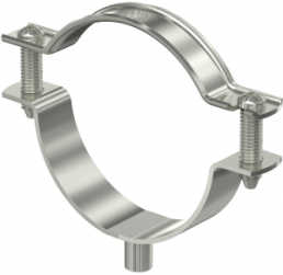 Spacer clamp, max. bundle Ø 63 mm, stainless steel, (L x W) 94 x 18 mm