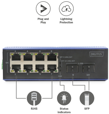 DN-651150 DIGITUS Industrial ethernet switches Image 4