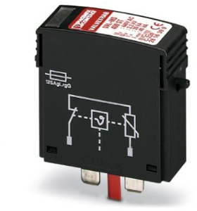 Surge protection plug, 0.3 mA, 240-415 VAC, 2816399