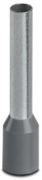 Insulated Wire end ferrule, 4.0 mm², 23 mm/15 mm long, DIN 46228/4, gray, 1200264