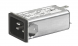 IEC plug C20, 50 to 60 Hz, 16 A, 250 VAC, 300 µH, Solder connection, C20F.0011
