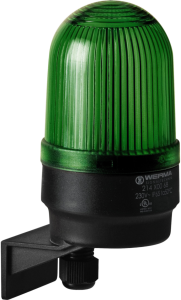 LED permanent light, Ø 58 mm, green, 24 V AC/DC, IP65