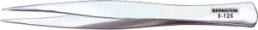 Precision tweezers, uninsulated, steel, 110 mm, 5-125