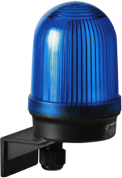 Continuous light, Ø 57 mm, blue, 12-230 V AC/DC, BA15d, IP65