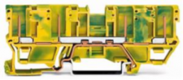 4-pin PE basic terminal block, yellow/green