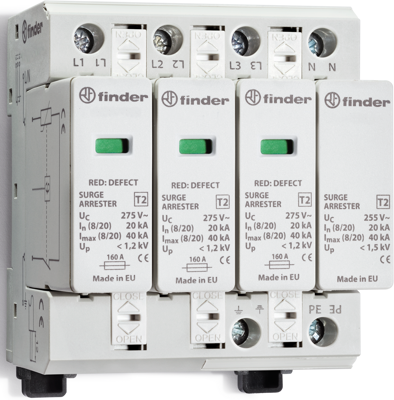 7P.24.8.275.0020 Finder Overvoltage Protection