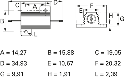 RH01010R00FE05 Vishay Wirewound Resistors Image 2