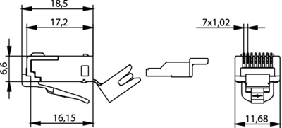 100023019 Telegärtner Modular Connectors Image 2