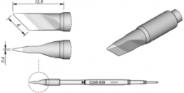 Soldering tip, Blade shape, Ø 0.4 mm, C245939