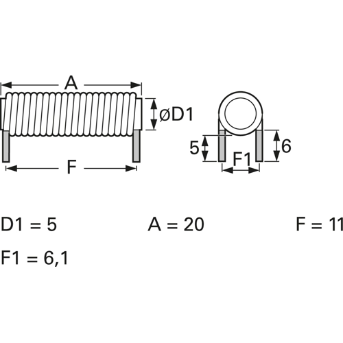 5RCC-2R5M-00 Fastron Fixed Inductors Image 2