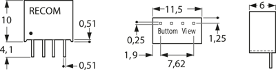 RM-0505S RECOM DC/DC Converters Image 2