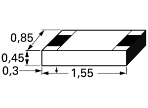 Resistor, thin film, SMD 0603, 220 kΩ, 0.1 W, ±1 %, MCT 0603-50 1% P5 220K