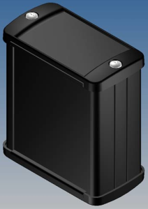 Aluminum Profile enclosure, (L x W x H) 70 x 59.9 x 30.9 mm, black (RAL 9004), IP65, TEKAM 11.9