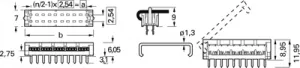 1-1393557-0 AMP Accessories for PCB Connectors, Connector Systems