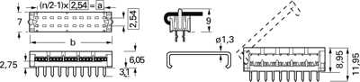 1-1393557-0 AMP Accessories for PCB Connectors, Connector Systems