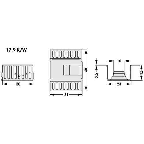 FK 281 MI 247 O Fischer Elektronik Heat Sinks Image 2