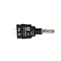 Lamp socket, yellow, 24 V AC/DC, PCB pin, ZB6EB5A